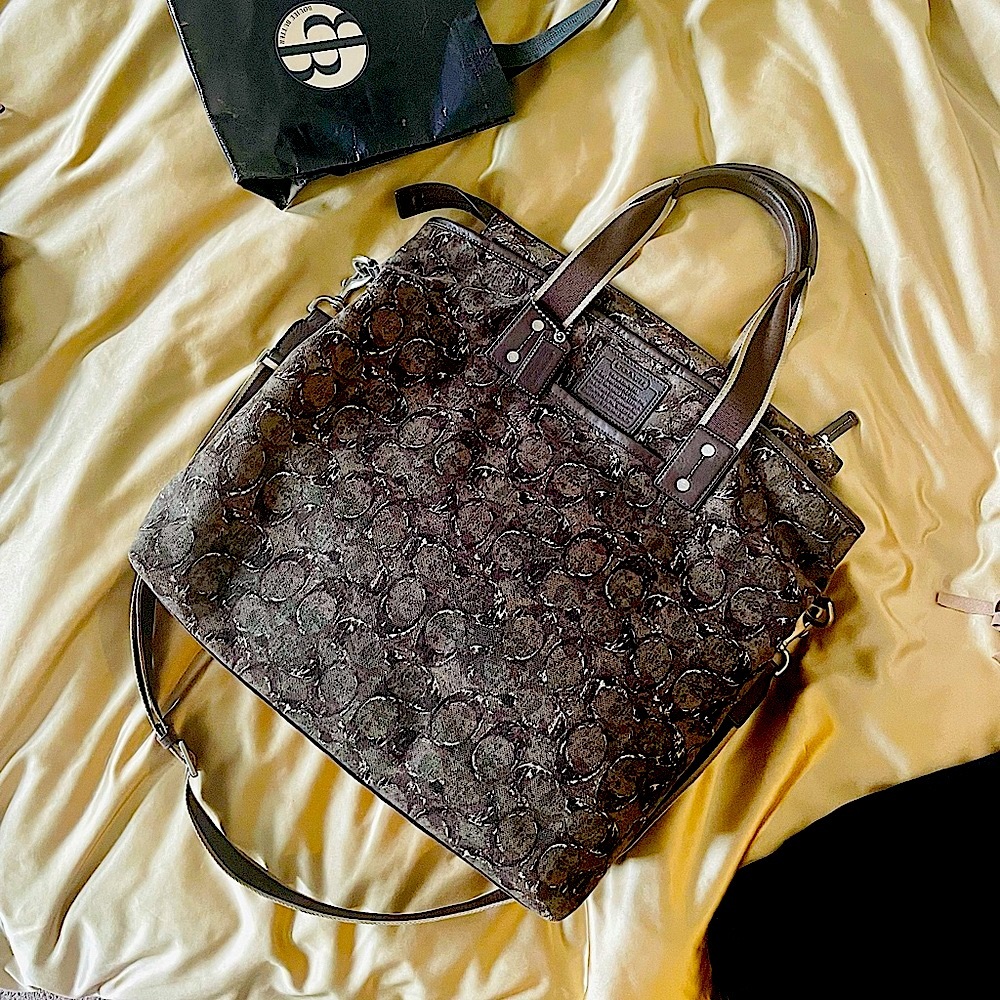 COACH : satchel/tote